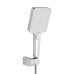 Смеситель для ванны Qtap Swan Cascada с поворотным изливом (c душевым гарнитуром) QTSWA260CRW45569 Chrome/White