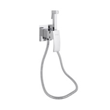 Набор для гігієнічного душу Qtap Swan Cascada прямокутний QTSWA262CRM45567 Chrome Набор для гігієнічного душу Qtap Swan Cascada прямокутний QTSWA262CRM45567 Chrome