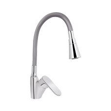 Смеситель для кухни Lidz Tani 007F3 с гибким изливом (k40) LDTAN007F3GCR31869 Chrome/Grey Смеситель для кухни Lidz Tani 007F3 с гибким изливом (k40) LDTAN007F3GCR31869 Chrome/Grey