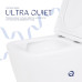 Унітаз підвісний Qtap Crow Ultra Quiet безобідковий з сідінням Soft-close QT05335170W