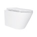 Унітаз підвісний Qtap Swan безобідковий з сідінням Soft-close QT16335180W Унітаз підвісний Qtap Swan безобідковий з сідінням Soft-close QT16335180W