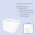 Готовое решение Qtap для ванной комнаты: подвесной унитаз Swan Ultra Quiet 520×360×320 + комплект инсталляции Nest 4 в 1 (квадратная клавиша Chrome)