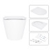 Готовое решение Qtap для ванной комнаты: подвесной унитаз Swan Ultra Quiet 520×360×320 + комплект инсталляции Nest 4 в 1 (квадратная клавиша Chrome)