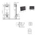 Готовое решение Qtap для ванной комнаты: подвесной унитаз Jay Ultra Quiet 520x360x320 + комплект инсталляции Nest 4 в 1 (круглая клавиша Matt Black)