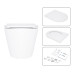 Готовое решение Qtap для ванной комнаты: подвесной унитаз Swan Ultra Quiet 520×360×320 + комплект инсталляции Nest 4 в 1 (круглая клавиша Matt Black)