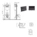 Готовое решение Qtap для ванной комнаты: подвесной унитаз Jay Ultra Quiet 520x360x320 + комплект инсталляции Nest 4 в 1 (линейная клавиша Matt Black)