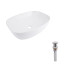 Комплект Qtap Cardinal: Раковина накладна 500×380×140 мм, White, овальна + Донний клапан Pop-up PU02 Комплект Qtap Cardinal: Раковина накладна 500×380×140 мм, White, овальна + Донний клапан Pop-up PU02
