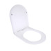 Qtap Сиденье для унитаза напольного (Grand) 560×363×30 мм, White, с микролифтом, Slim Duroplast, Quick Release QT26228301W3