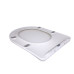 Qtap Сиденье для унитаза напольного (Grand) 560×363×30 мм, White, с микролифтом, Slim Duroplast, Quick Release QT26228301W3