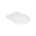 Qtap Сиденье для унитаза напольного (Grand) 560×363×30 мм, White, с микролифтом, Slim Duroplast, Quick Release QT26228301W3 Qtap Сиденье для унитаза напольного (Grand) 560×363×30 мм, White, с микролифтом, Slim Duroplast, Quick Release QT26228301W3