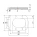 Сидіння для унітаза підлогового (Aries) 445×360×30 мм, White, з мікроліфтом? Slim Duroplast, Quick Release QT03228302W3 Qtap