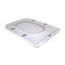 Сидіння для унітаза підлогового (Aries) 445×360×30 мм, White, з мікроліфтом? Slim Duroplast, Quick Release QT03228302W3 Qtap