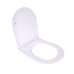 Qtap Сиденье для унитаза (Robin 520,660, Scorpio 520,660) 460x362x50 мм, White, с микролифтом, Slim Duroplast, Quick Release QTSC179W47351