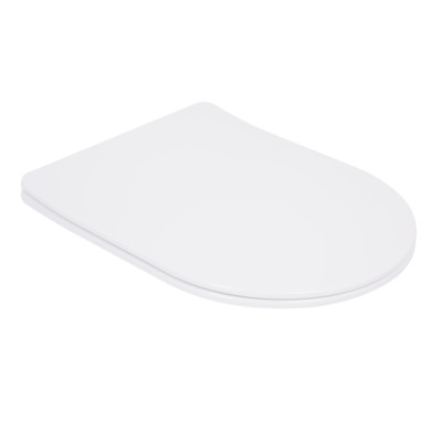 Qtap Сиденье для унитаза (Robin 520,660, Scorpio 520,660) 460x362x50 мм, White, с микролифтом, Slim Duroplast, Quick Release QTSC179W47351