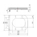 Qtap Сиденье для унитаза (Gemini) 435x357x37 мм, Matt Black, с микролифтом, Slim Duroplast, Quick Release QT99HY2312MB