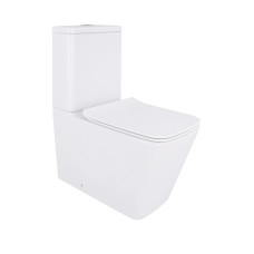 Унітаз підлоговий Qtap Crow Eco безобідковий з сідінням Soft-close QTCRO27W48750 Унітаз підлоговий Qtap Crow Eco безобідковий з сідінням Soft-close QTCRO27W48750