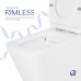 Унітаз підлоговий Qtap Crow Eco безобідковий з сідінням Soft-close QTCRO27W48750