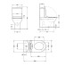 Унітаз підлоговий Qtap Jay Eco Ultra Quiet з сидінням Soft-close 640x360x835 мм QTJAY27W48749 White