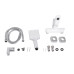 Змішувач для ванни Qtap Presto (з душовим гарнітуром) QTPRE259CRW45579 Chrome/White