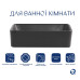 Раковина накладна Qtap Tern 480x370x135 мм, Anthracite, прямокутна, з донним клапаном QT17116069AN