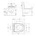 Унітаз підвісний Robin Ultra Quiet 490×365×325 мм, Stone Grey, з сидінням Slim Duroplast / Soft-close / Quick Release QT13332381АSSG Qtap