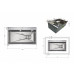 Lidz Handmade H7545 Мойка для кухни интегрированная Decor Honeycomb 3,0/1,0 мм LDH7545DEC48372