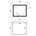 Зеркало Lidz Kubis (KU2) 700х800 с LED-подсветкой Touch, с антизапотеванием, с диммером, рег. яркости LD78LF904708048447