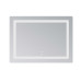 Зеркало Lidz Kubis (KU2) 900х700 с LED-подсветкой Touch, с антизапотеванием, с диммером, рег. яркости LD78LF904907048452