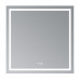 Зеркало Qtap Mideya (MI1) 800x800 с LED-подсветкой Touch, с антизапотеванием, диммером, рег. яркости QT2078NCF808048477