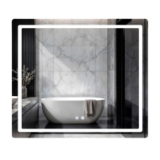 Зеркало Qtap Mideya (MI2) 800х700 с LED-подсветкой Touch, с антизапотеванием, с диммером, рег. яркости QT2078NCF807048476
