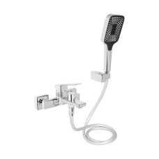 Смеситель для ванны Qtap Capricorn с душевым гарнитуром Chrome (k35) QTCAP3060102C48222