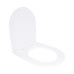 Qtap Сидіння для унітаза (Jay 640, Swan 640) 422x360x30 мм, White, з мікроліфтом, Slim Duroplast, Quick Release QTSC179W48699