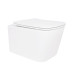Унітаз підвісний Crow Rimless 485х340х330 мм, White, з сидінням Slim Duroplast/ Soft-close/ Quick Release QT05335171RW Qtap