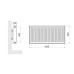 Радиатор стальной Thermo Alliance IMAS 22 тип 500х1000 боковое подключение 1914 Вт