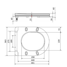 Qtap Сидіння для унітаза (Robin 520, Scorpio 520) 465x363x60 мм, White, з мікроліфтом, Slim Duroplast, MagLock QTSC179W48916 Qtap Сидіння для унітаза (Robin 520, Scorpio 520) 465x363x60 мм, White, з мікроліфтом, Slim Duroplast, MagLock QTSC179W48916