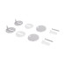 Сидіння для унітазу Qtap (Gemini 520) 448x357x38,5 мм, White, з мікроліфтом, Slim Duroplast, Quick Release QTSC179W49386