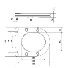 Сидіння для унітазу Qtap (Taurus 490) 422x360x30 мм, White, з мікроліфтом, Slim Duroplast, Quick Release QTSC179W49383 Сидіння для унітазу Qtap (Taurus 490) 422x360x30 мм, White, з мікроліфтом, Slim Duroplast, Quick Release QTSC179W49383