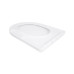 Сидіння для унітазу Qtap (Taurus 490) 422x360x30 мм, White, з мікроліфтом, Slim Duroplast, Quick Release QTSC179W49383