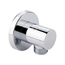 Акционный набор Qtap 1+1=3: Подключение для шланга Spojeni Chrome, округлое QTCRMB030