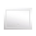 Дзеркало Lidz Kubis (KU1) 1200х800 з LED-підсвічуванням Touch, з антизапотіванням, з димером, рег. яскравості LDKUB120080049008