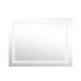 Дзеркало Lidz Kubis (KU1) 1200х800 з LED-підсвічуванням Touch, з антизапотіванням, з димером, рег. яскравості LDKUB120080049008