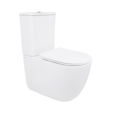 Унітаз підлоговий Qtap Leo Ultra Quiet 620×355×790 мм з сидінням Soft-close, White QTLEO27W49261 Унітаз підлоговий Qtap Leo Ultra Quiet 620×355×790 мм з сидінням Soft-close, White QTLEO27W49261