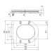 Сиденье для унитаза Qtap (Evia, Arvin, Leo 630) 410x330x22 мм, White, с микролифтом, Slim Duroplast, Quick Release QTSC179W49264