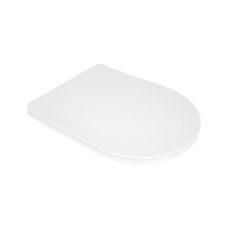 Сиденье для унитаза Qtap (Evia, Arvin, Leo 630) 410x330x22 мм, White, с микролифтом, Slim Duroplast, Quick Release QTSC179W49264