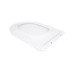 Сиденье для унитаза Qtap (Evia, Arvin, Leo 630) 410x330x22 мм, White, с микролифтом, Slim Duroplast, Quick Release QTSC179W49264