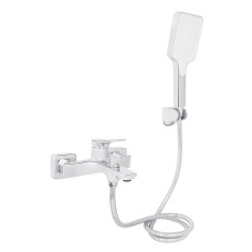 Смеситель для ванны Qtap Arvin с душевым гарнитуром QTARV259CRM48640 Chrome