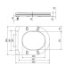 Сиденье для унитаза Qtap (Kolibri) 455×360×30 мм, White, с микролифтом Slim Duroplast, Quick Release QTST179W49488