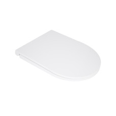 Сиденье для унитаза Qtap (Kolibri) 455×360×30 мм, White, с микролифтом Slim Duroplast, Quick Release QTST179W49488
