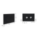 Клавиша смыва Qtap Standard 152x236x28 мм, Matt Black, круглая QTSTD164BLM49470