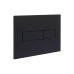 Клавиша смыва Qtap Standard 152x236x28 мм, Matt Black, линейная QTSTD164BLM49473